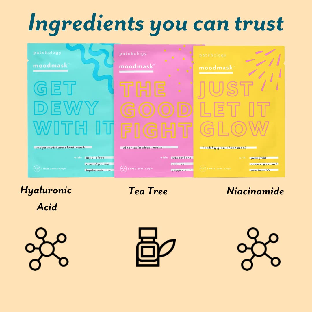 Patchology "All the Feels Sheet Masks - Mascarillas hidratantes...