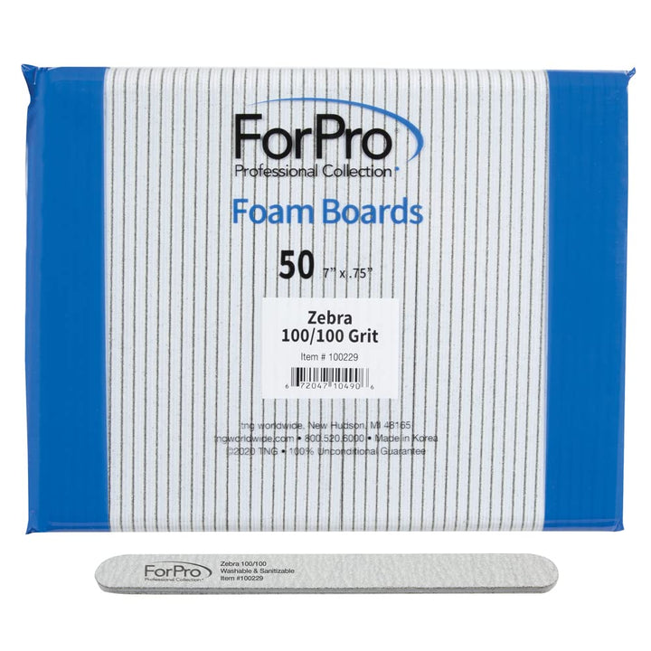 ForPro Professional Collection Tabla de espuma de cebra, grano 100\...