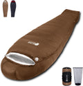 Manta/ Bolso de dormir con temperatura de 0 °C para adultos, camping de clima frío