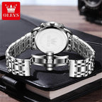 OLEVS Reloj multifunción para hombre, cronógrafo luminoso impermeable con