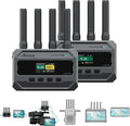 Accsoon CineView SE 4K Wireless SDI HDMI Transmisor y receptor de video, 4K30/1080P60 Control de cámara Sistema de transmisión de video, 1312 pies 50 ms Lat. USB +4 aplicaciones de monitoreo, par