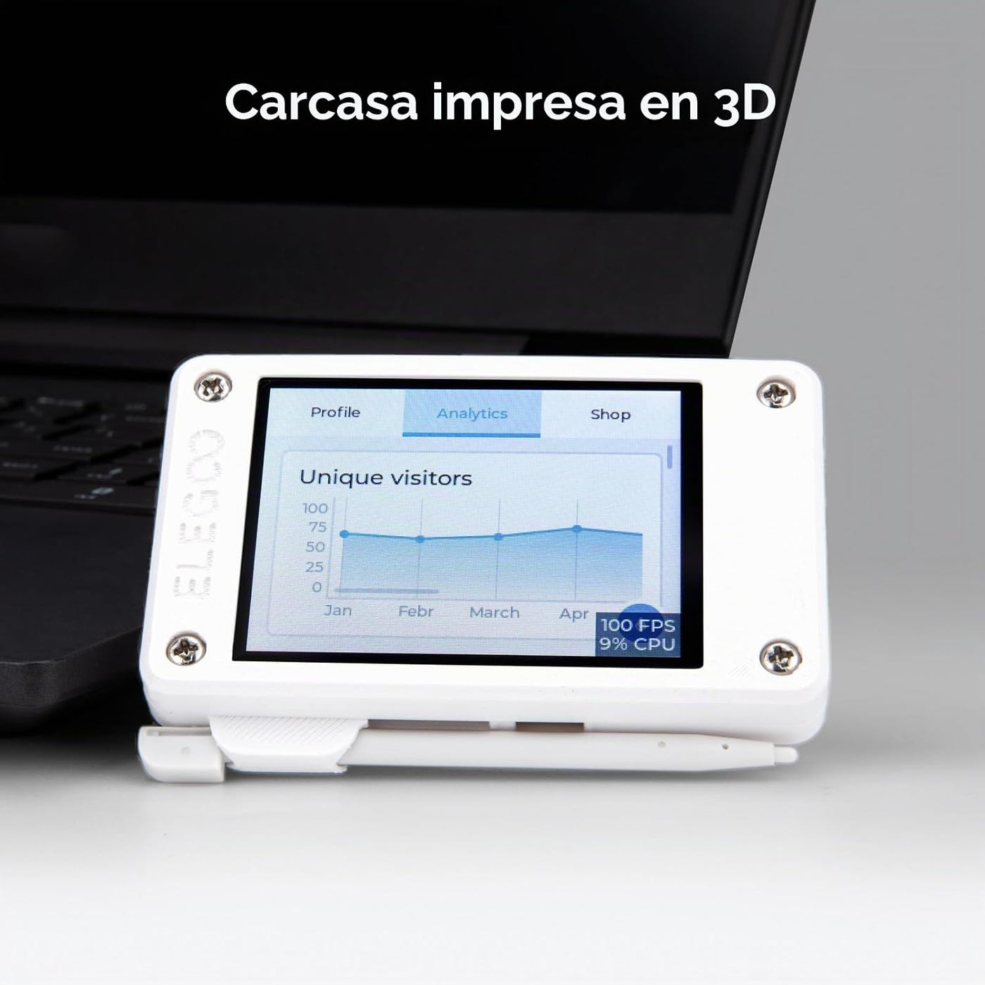 ELEGOO Paquete de 2 pantallas táctiles ESP32 de 2.8 pulgadas, 240 x...