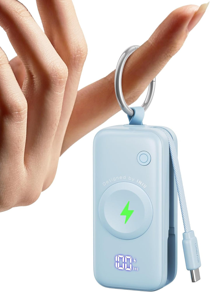 INIU Cargador portátil 3 en 1, cargador de batería de 5000 mAh con...