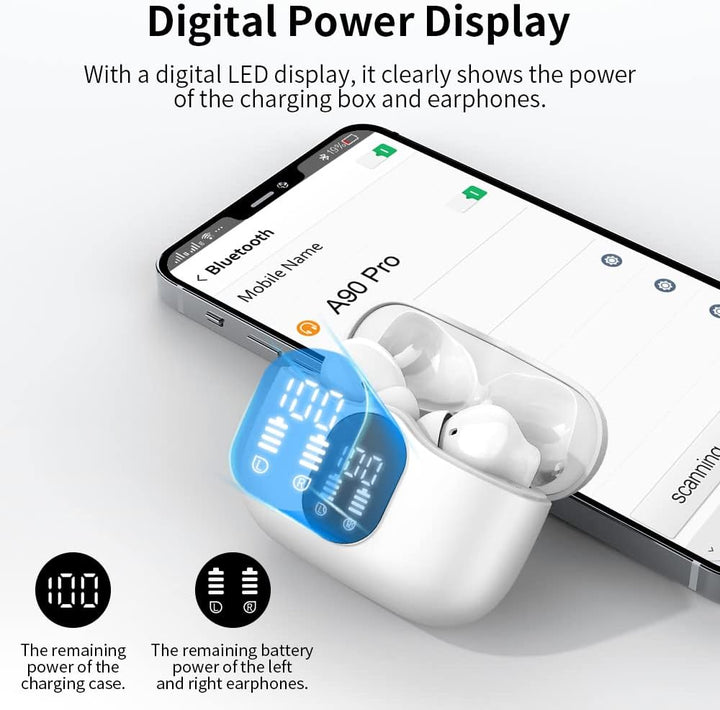 Btootos Auriculares Inalámbricos Bluetooth 5.4 Audífonos Estéreo co...
