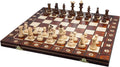 Chess and Games Shop Muba Hermoso Juego de Ajedrez Artesanal en Madera con Tablero y Piezas de Ajedrez - Idea de Regalo Productos (16 pulgadas (40 cm)), 1-2 Jugadores)