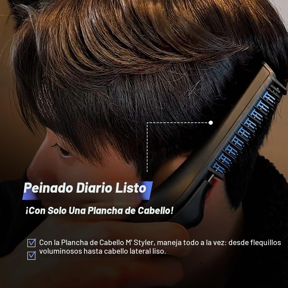 FORBEAUT M'STYLER AX- - Estilizador de cabello 3 en 1 para homb...