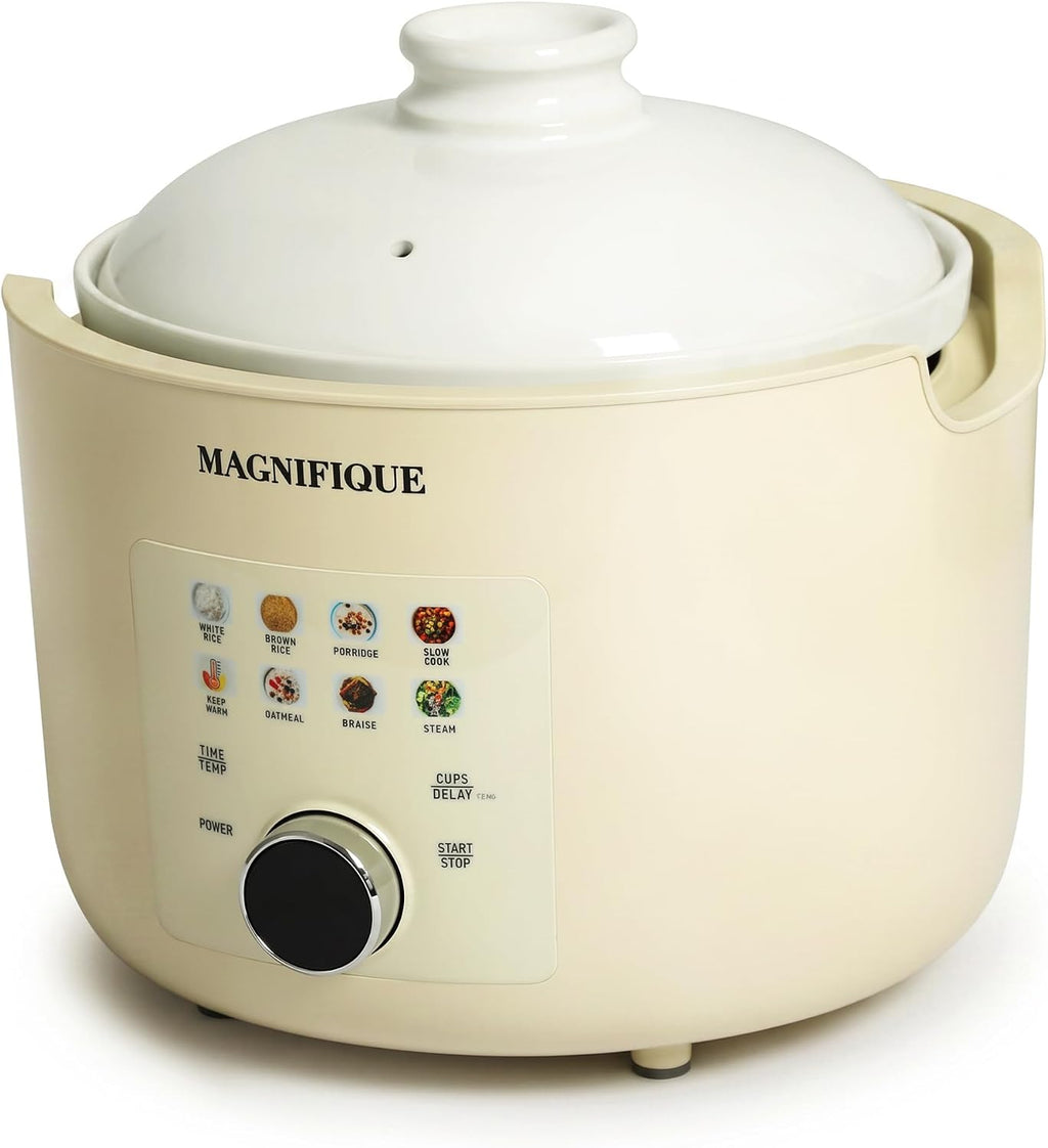 Olla de cocción lenta programable, olla multicocción Claypot 8 en 1 con