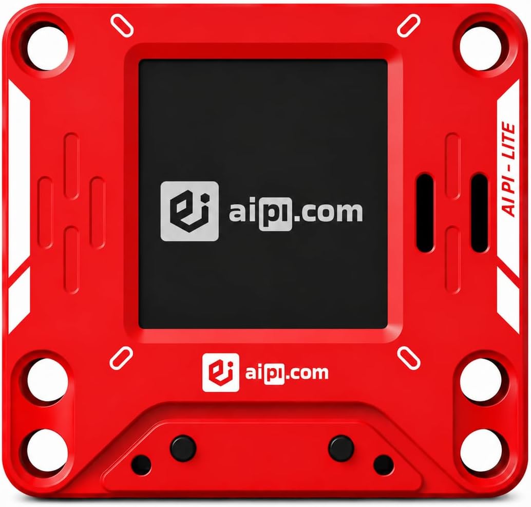 AIPI Lite AI Robot Companion, personaje personalizado, clonación de voz, soporte de base de conocimiento, robot de escritorio AI alimentado por ChatGPT (rojo)