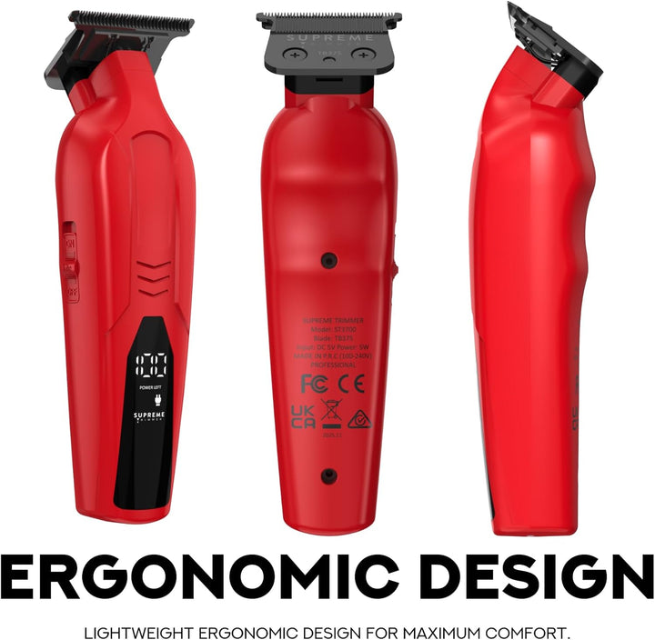 Supreme Trimmer Vader Lite ST3700 - Recortadora de barbero profesio...