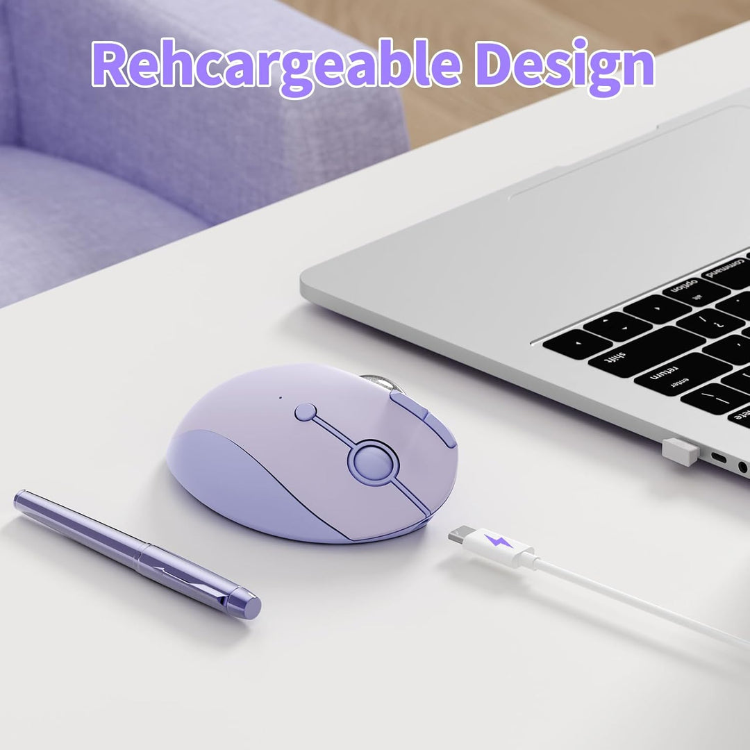 seenda Ratón de Trackball inalámbrico, mouse ergonómico Bluetooth R...
