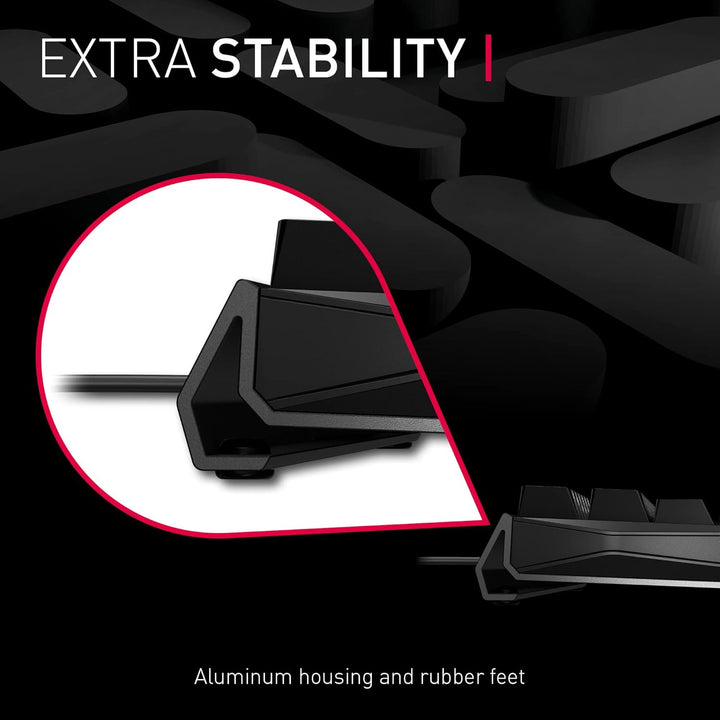 Cherry MX 3.0S, Teclado mecánico para juegos con cable, Carcasa de...