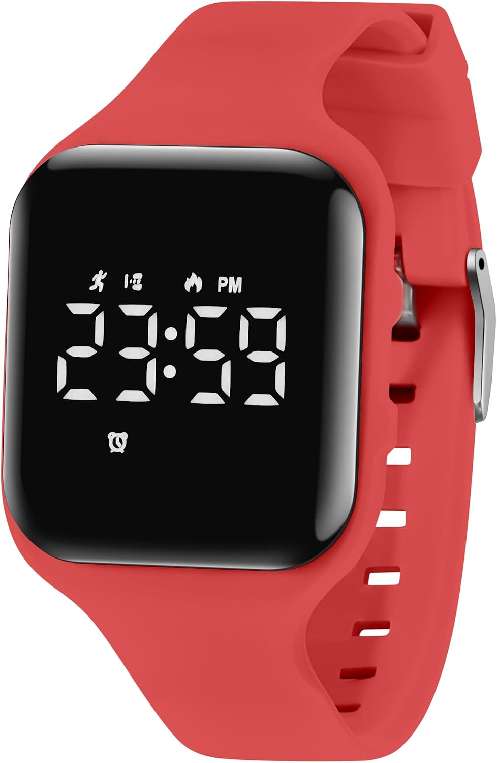 Relojes para niños y niñas, reloj deportivo digital con contador de pasos, podómetro, alarma de vibración, sin aplicación, impermeable, rastreador de fitness, reloj para niños, niñas, adolescentes