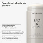 SALT &amp; STONE Desodorante libre de aluminio | Protección extra d...