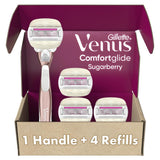 Gillette Venus Comfortglide plus Olay Sugarberry - Maquinilla de af...