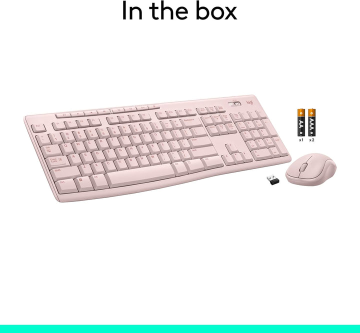 Logitech MK270 - Combo de teclado y mouse inalámbricos para Windows...