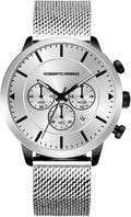 RM3435 Reloj de pulsera de lujo para hombre – Cuarzo japonés de acero inoxidable azul, resistente al agua 3 ATM – Relojes de vestir elegantes para hombre, diseño vintage, ideal como reloj para hombre