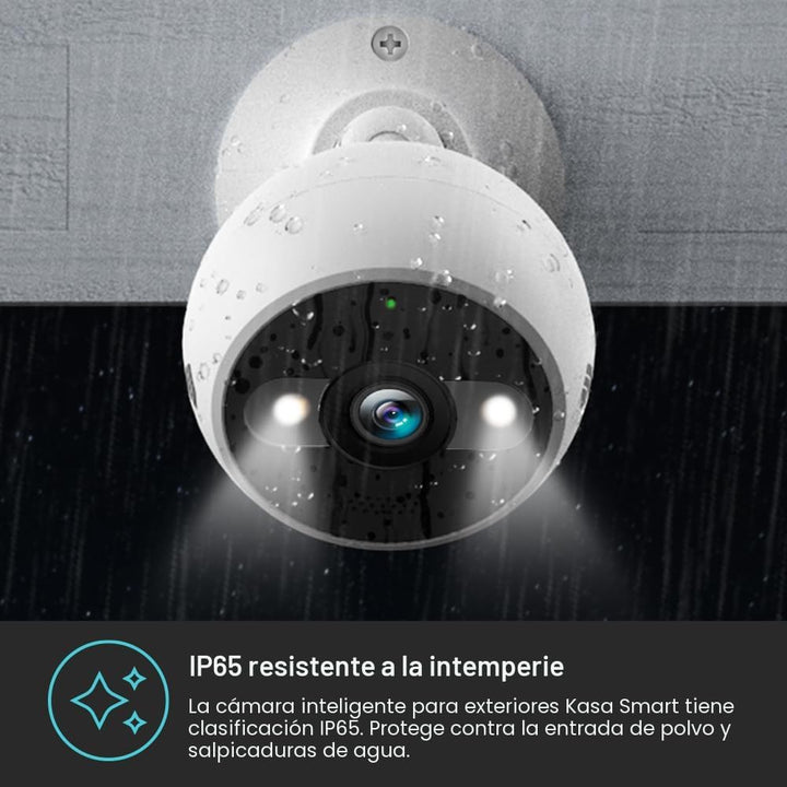 Kasa Smart - Cámara de seguridad 2K QHD para exteriores con cable,...