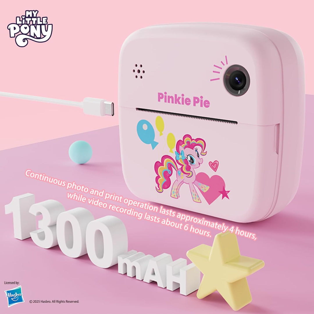 My Little Pony Rainbow Series - Cámara de impresión para niños, jug...
