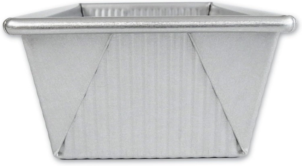 USA Pan Molde para pan estándar antiadherente, 1 libra, acero aluminizado