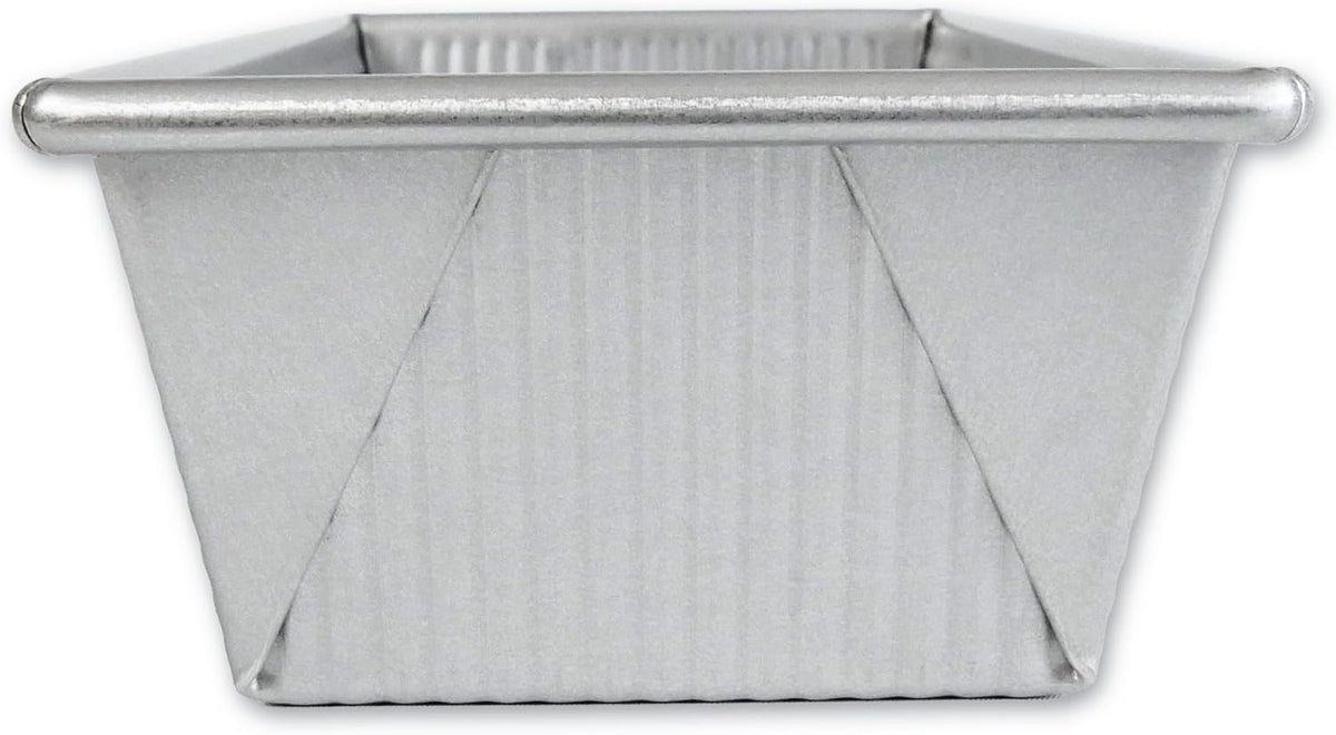 USA Pan Molde para pan estándar antiadherente, 1 libra, acero aluminizado