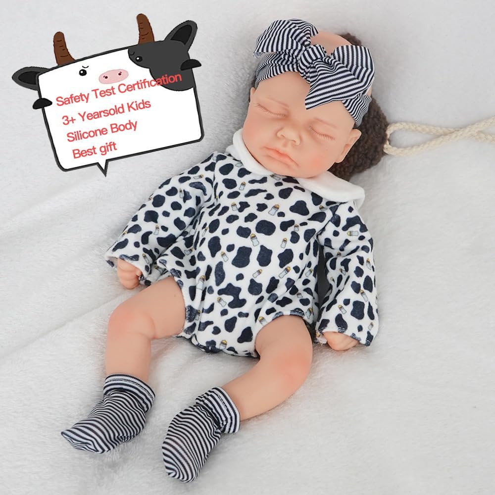 Niño de 12 Pulgadas, Muñecas de Bebé Reborn de Silicona, Muñeca de...