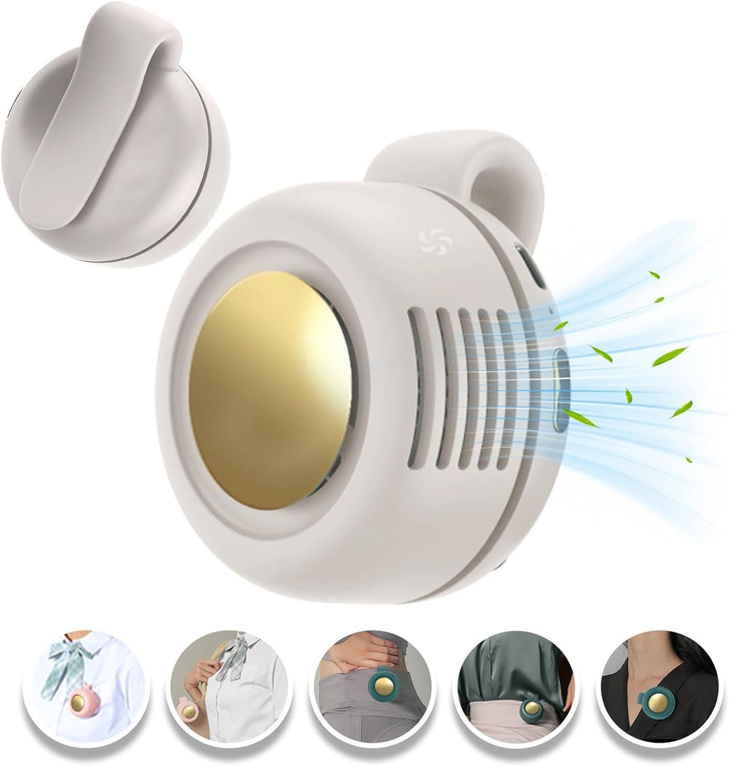 Ahuccf Ventilador portátil con clip, mini ventilador giratorio reca...