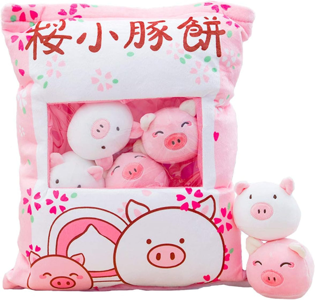 REFAHB - Linda almohada de peluche, juguetes de animalitos esponjos...