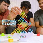 Juego de torre de ataque apilable para niños y adultos, juego de