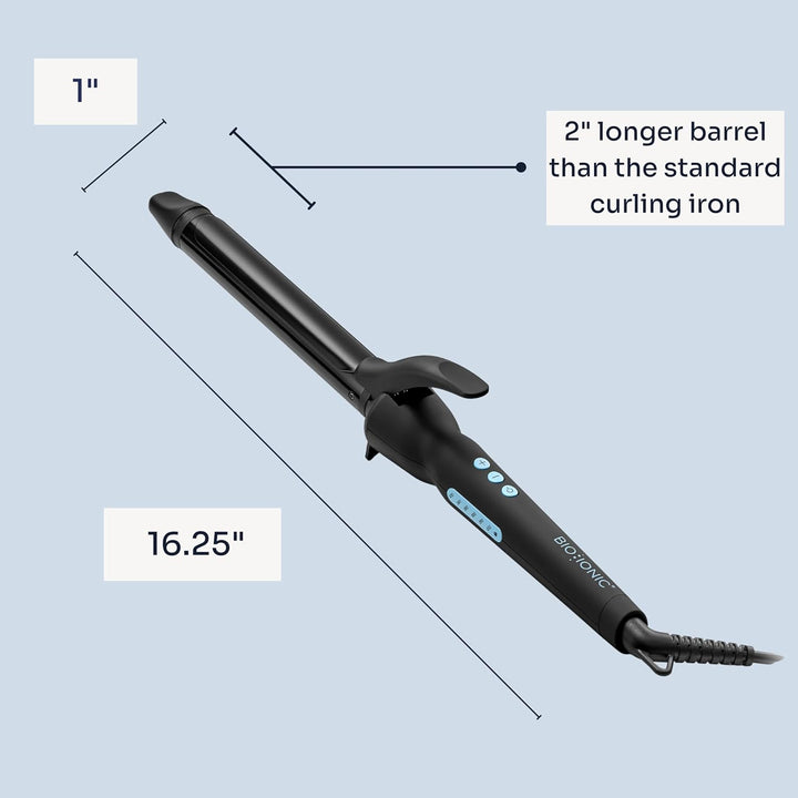 Bio Ionic Rizador de Cilindro Largo, Rizador de Pelo con Tecnología...