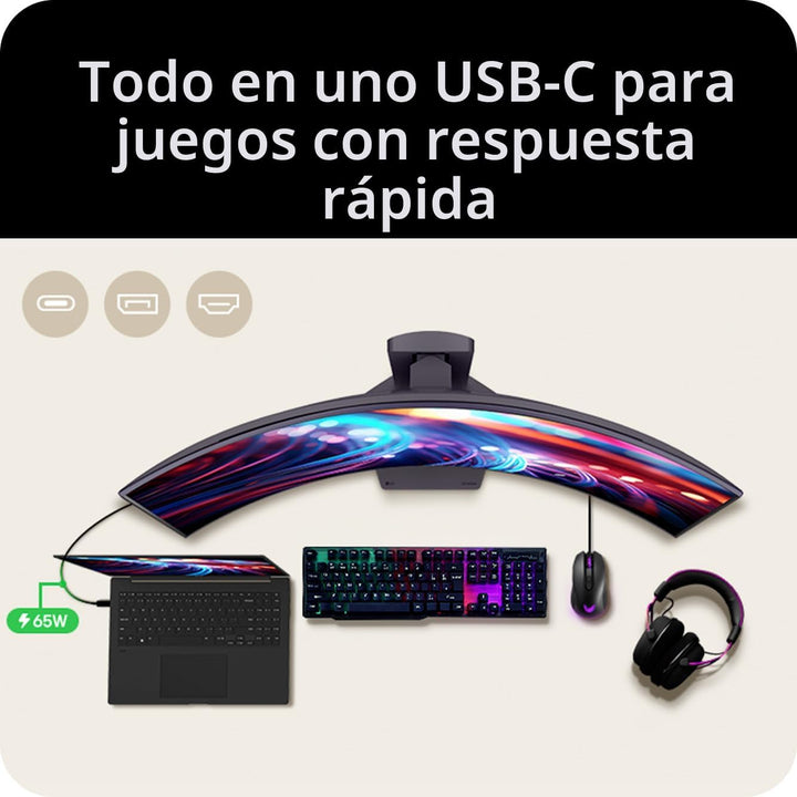 LG Ultragear 39GX900A-B 39\u201D OLED Monitor Curvo WQHD para Video...