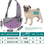 PetAmi - Transportador para perros pequeños, bolso manos libres para
