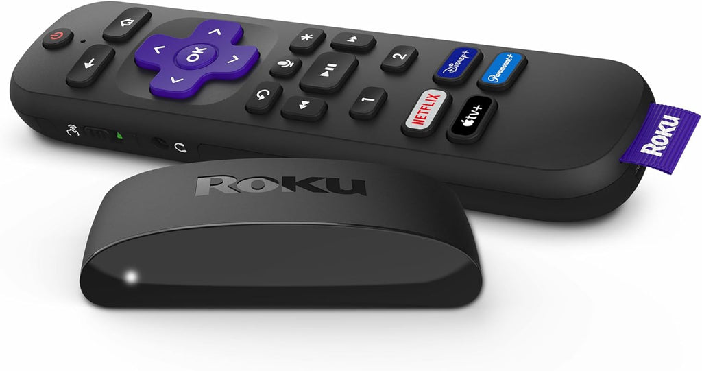Roku Express | Reproductor de streaming HD Roku con control remoto simple (sin controles de TV), TV gratis y en vivo