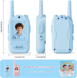 Walkie Talkies de video para niños paquete de 2 walkie