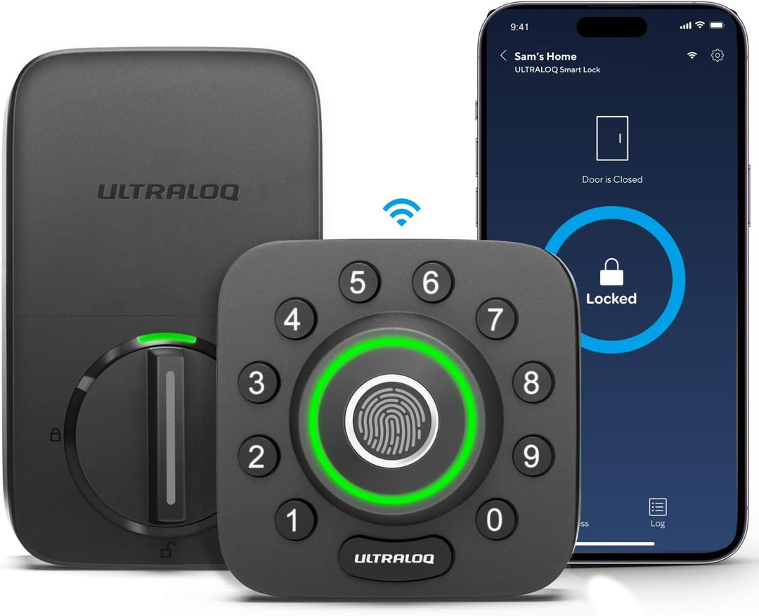 ULTRALOQ U-Bolt Pro - Cerradura inteligente WiFi con sensor de puer...