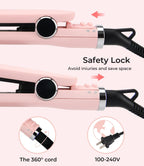 PRITECH Plancha de Cabello Alisadora, Plancha de Titanio