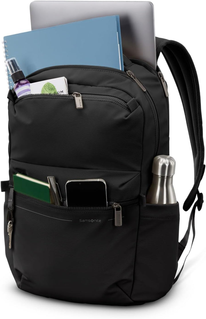 Samsonite Mochila Básica, Compartimento Dedicado para Laptop, Bolsi...