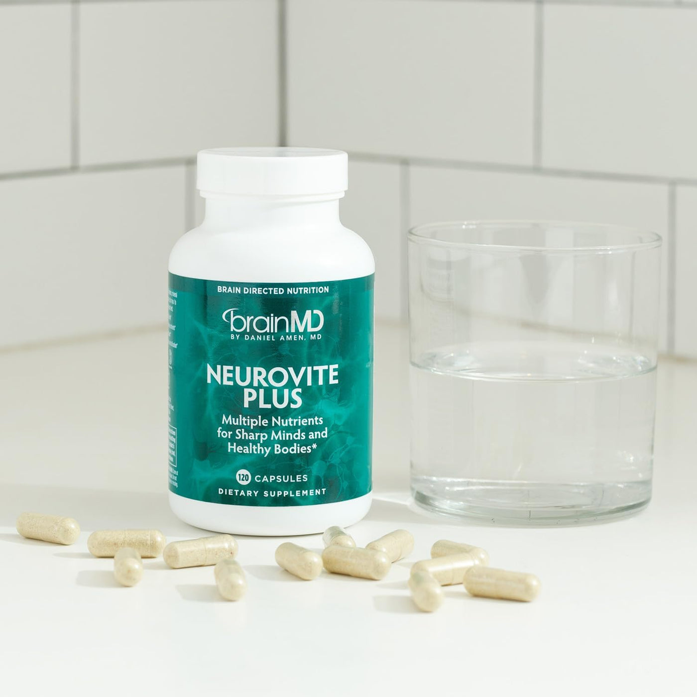 BRAINMD Dr Amen NeuroVite Plus - 120 cápsulas - Suplemento multivit...