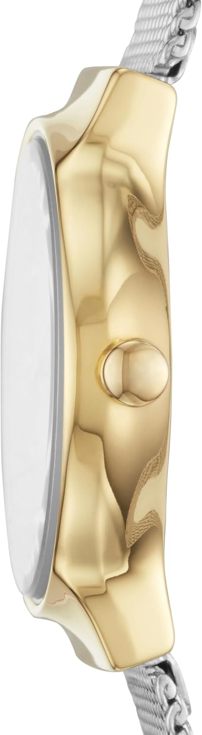 Skagen Freja Reloj de cuarzo con correa de malla de acero inoxidable para mujer