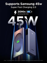 UGREEN Nexode Banco de Energía 20000mAh 45W con Cable Incorporado,...