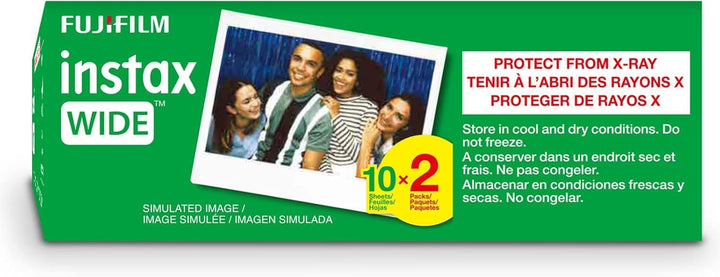 Paquete doble de películas instantáneas Fujifilm Instax Wide para I...