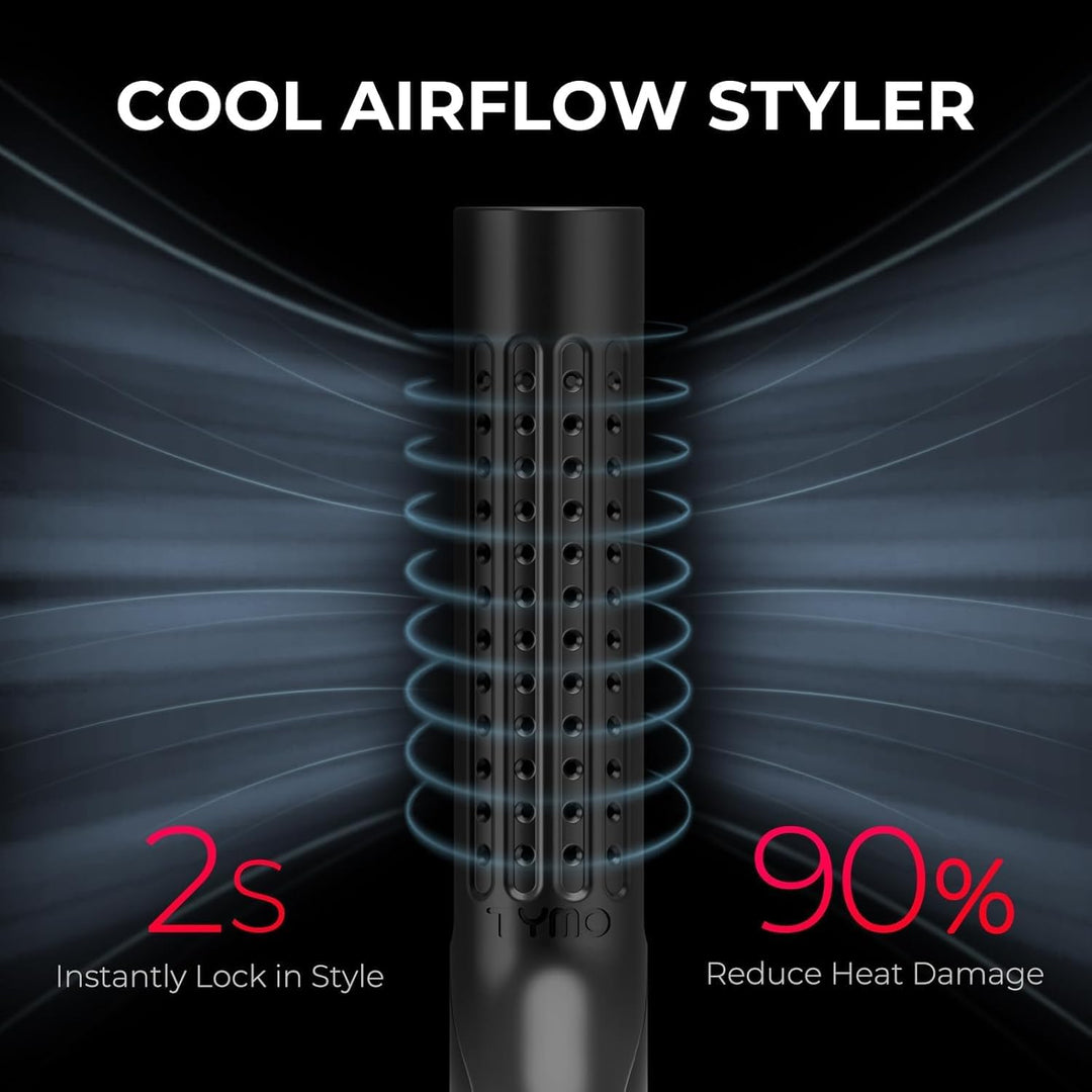 TYMO Airflow 2.0 - Plancha rizadora de pelo 2 en 1, rizador de pelo...