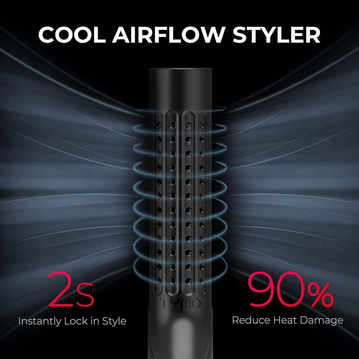 TYMO Airflow 2.0 - Plancha rizadora de pelo 2 en 1, rizador de pelo...