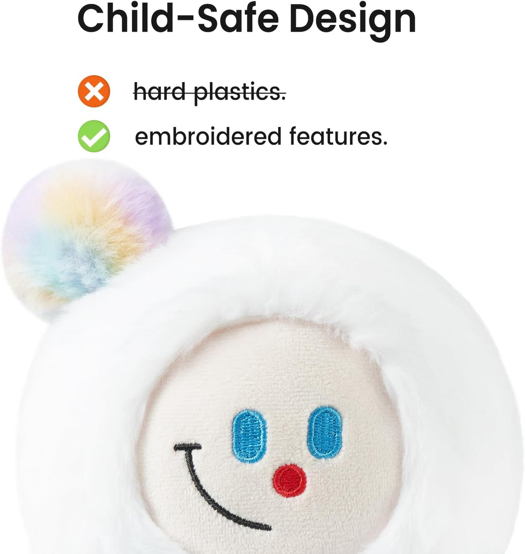 Haivivi Juguete de peluche de muñeco de nieve, elfo de burbujas, ul...