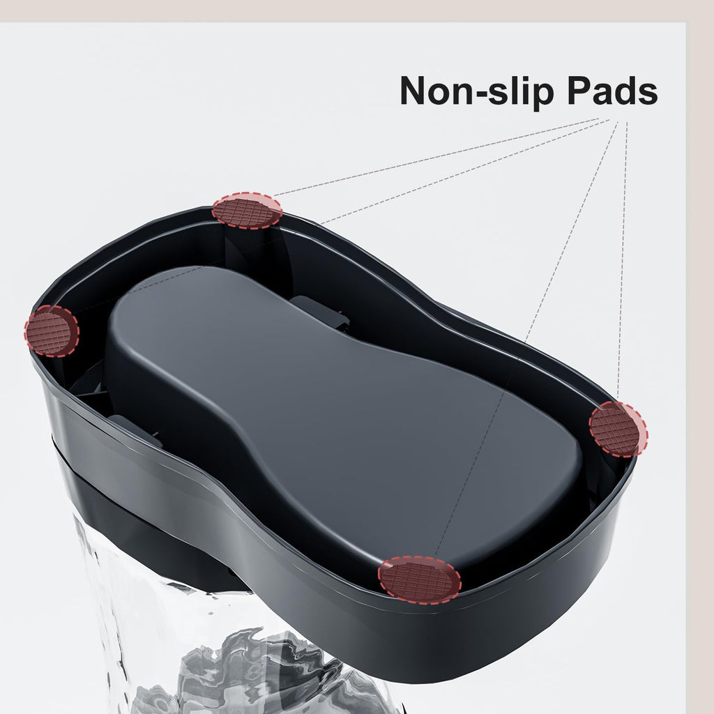 Gardner Pet - Dispensador automático de agua para perros, bebedero de gravedad de acero inoxidable, 100% libre de BPA, cuencos de alimentación de agua de gran capacidad para perros medianos y grandes