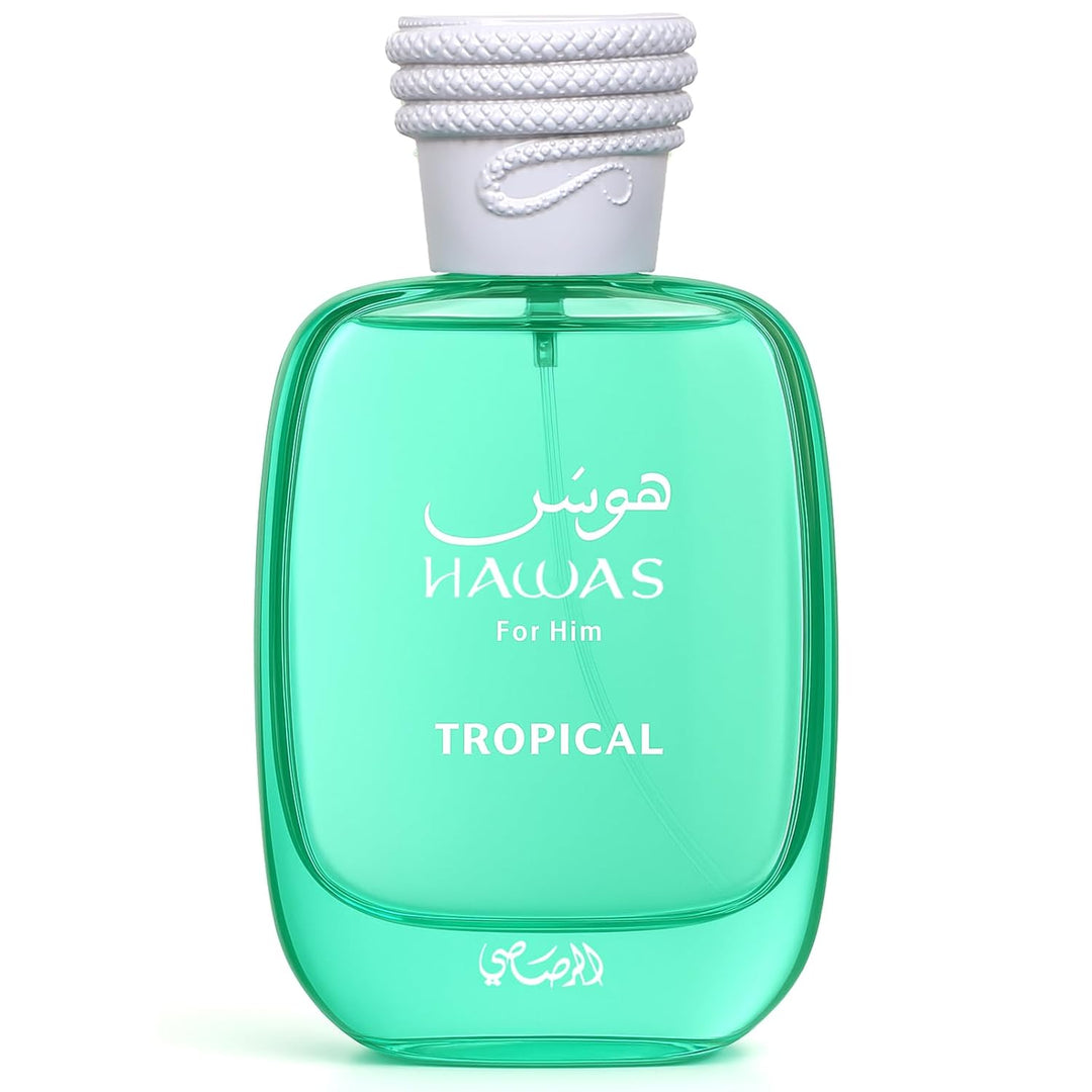 Rasasi Hawas Tropical Eau De Parfum Spray para hombre, 3.4 onzas