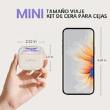 AUZEAL - Mini kit de cera facial para mujer, kit de depilación faci...