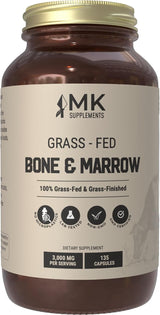 MK Supplements Suplemento de hueso y médula de vaca alimentada con...