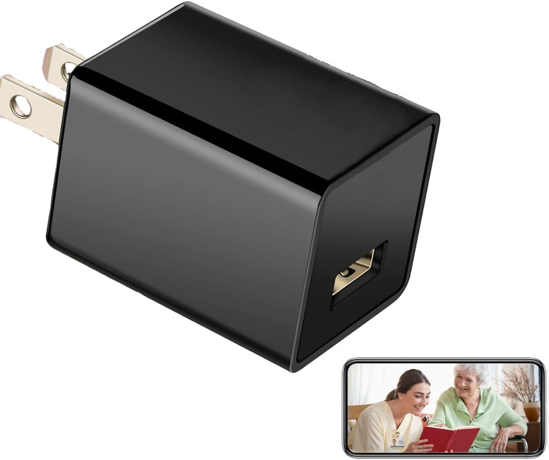 Mini cámara espía oculta en el cargador USB HD 1080P