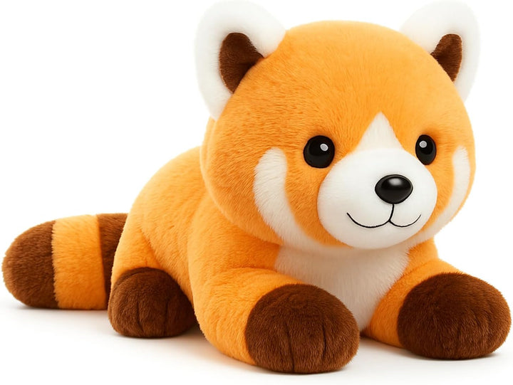 WEIGEDU Peluches de panda rojo, juguetes de peluche de panda rojo p...