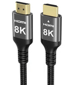 8K 4K HDMI a HDMI Cable 33FT Long, Nylon Braided HDMI® Cord eARC